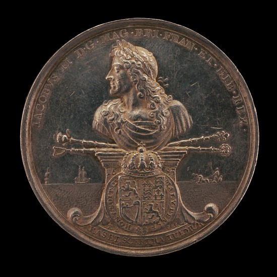 James II, 1633-1701, King of England 1685-1688 [obverse], 1685.