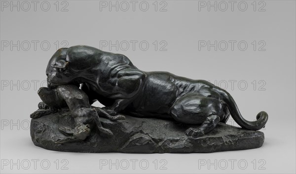 Jaguar Devouring a Hare, model 1850, cast by 1874.