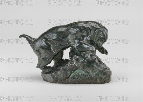 Ratel Stealing Eggs, model n.d., cast c. 1870/1874.