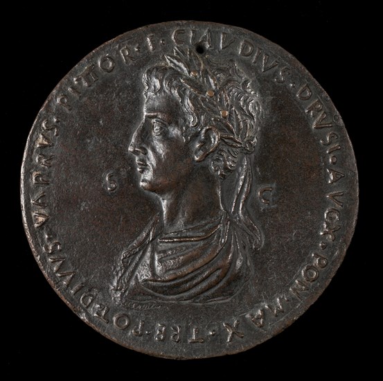 Emperor Claudius, 10 B.C.-54 A.D., Emperor 41-54 [obverse], c. 1440s/1450s.