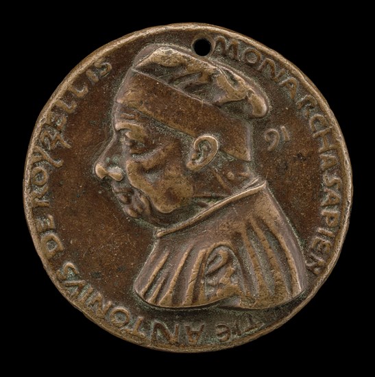 Antonio Roselli of Arezzo, 1380-1466, Jurist [obverse], probably 1460/1466.