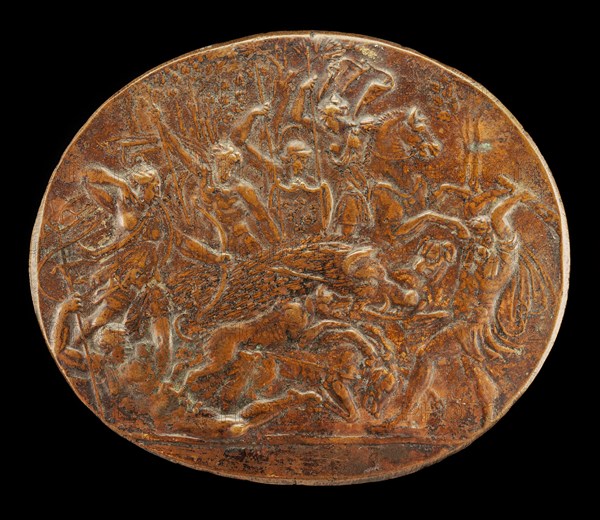 A Boar Hunt [obverse], c. 1544.