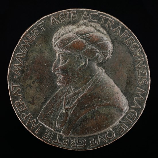 Mehmed II, 1430-1481, Sultan of the Turks 1451 [obverse], c. 1480.