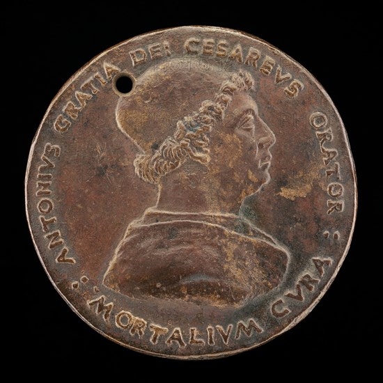 Antonio Gratiadei, died 1491, Imperial Envoy [obverse], c. 1480.