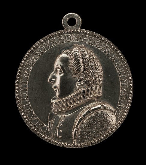 Charlotte de Bourbon, 1548-1581, Third Wife of Willem I, Prince of Orange and Nassau [reverse], 1577.