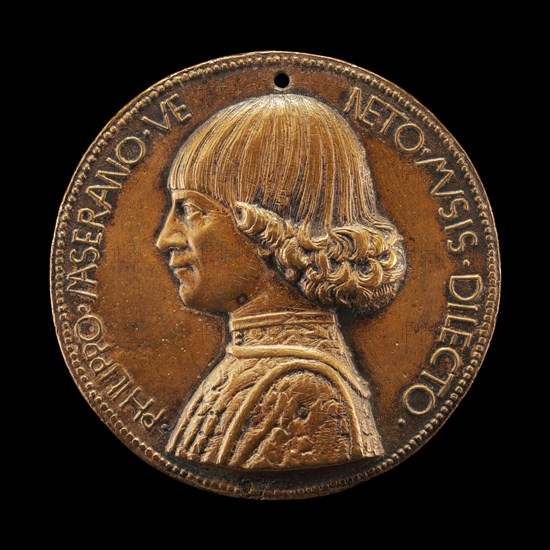 Filippo Maserano, Venetian Poet [obverse], 1457.