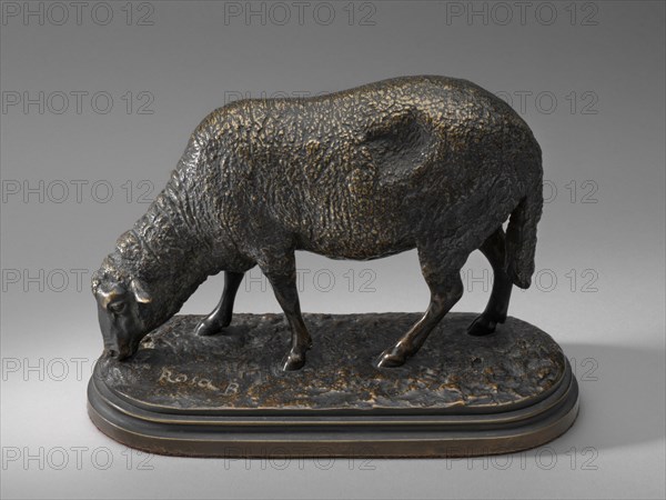 Ewe, or A Grazing Sheep, model second half 19th century.