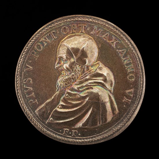 Pius V (Michele Ghislieri, 1504-1572), Pope 1566 [obverse], 1572.