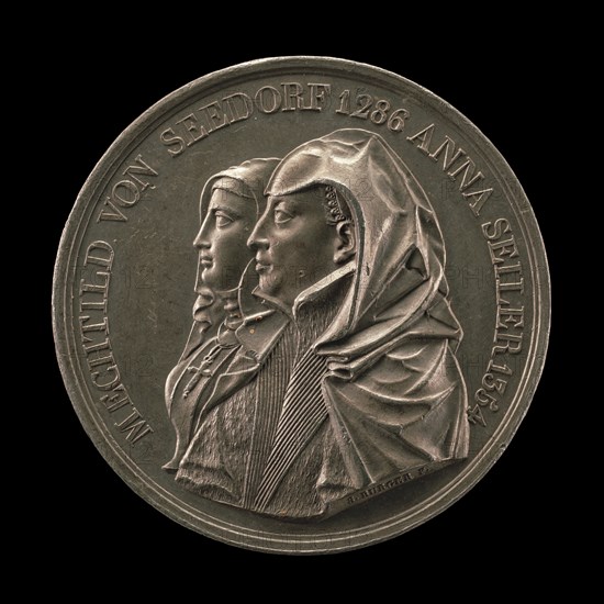 Mechtild von Seedorf 1286 and Anna Seiler 1354, [obverse], 1818.