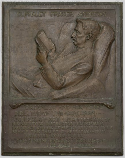 Memorial Tablet to the Late E. F. Andrews, 1917.