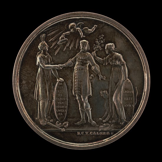 Recognition of the Independence of the United States by Friesland [obverse], 1782.