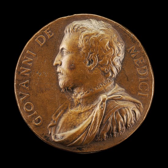 Giovanni de' Medici delle Bande Nere, 1498-1526, Condottiere [obverse], c. 1546.