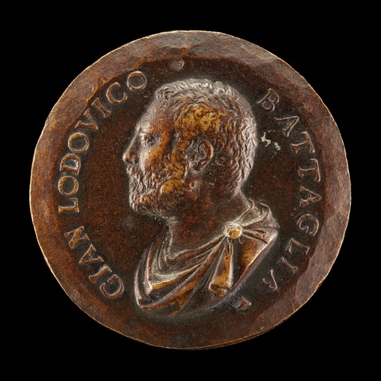 Gian Lodovico Battaglia [obverse], c. 1550. Attributed to Danese Cattaneo.