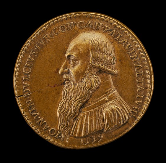 Giovanni Antonio Vincenzo Dolce, 1482-1555, Paduan Jurist, Canon of Padua 1516 [obverse], 1539.