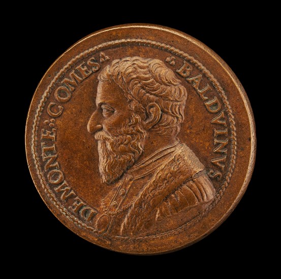 Balduino del Monte, died 1556, Brother of Pope Julius III, Count of Monte Sansovino 1550 [obverse].