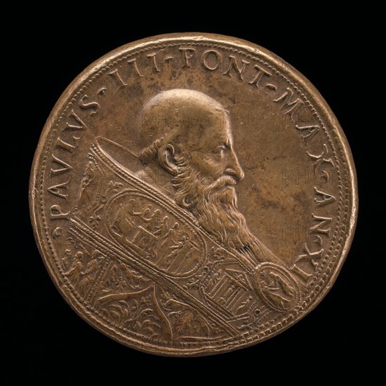 Paul III (Alessandro Farnese, 1468-1549), Pope 1534 [obverse], c. 1545/1550.