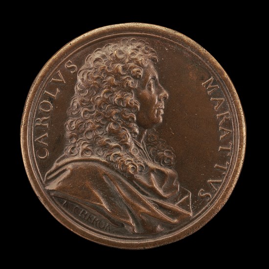 Carlo Maratta, 1625-1713, Painter [obverse], c. 1675. Creator: Charles-Jean-François Chéron.