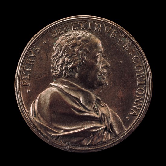 Pietro da Cortona, 1596-1669, Italian Painter [obverse], 1669.