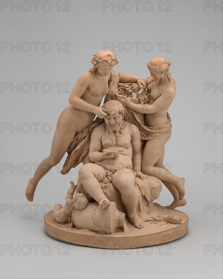 Silenus Crowned by Nymphs, c. 1840.