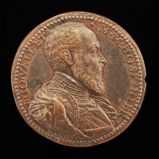 Jean Parisot de la Vallette, 1494-1568, Grand Master of Malta 1557-1568 [obverse].