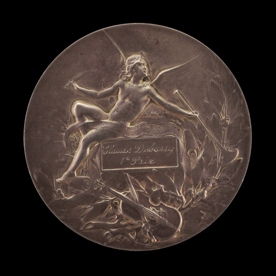 1e Prix: Claude Debussy [reverse], c. 1893.