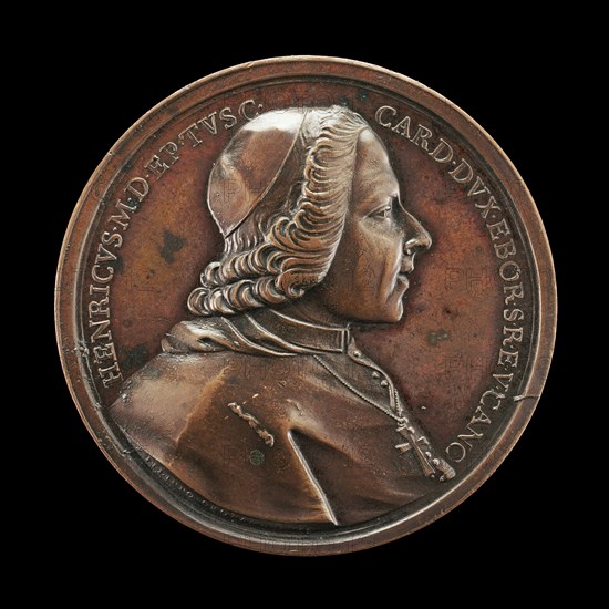 Prince Henry Stuart, 1725-1807, Cardinal of York 1747 [obverse], 1788.