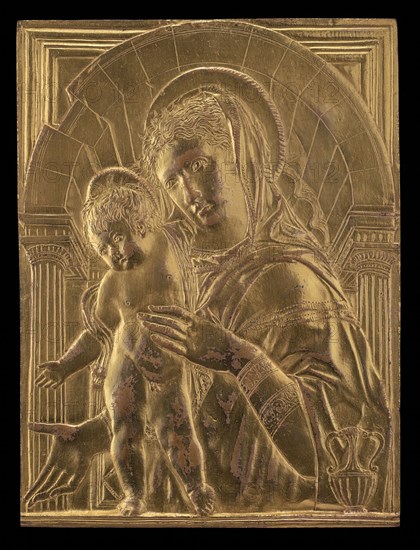Madonna and Child within an Arch, mid 15th century.