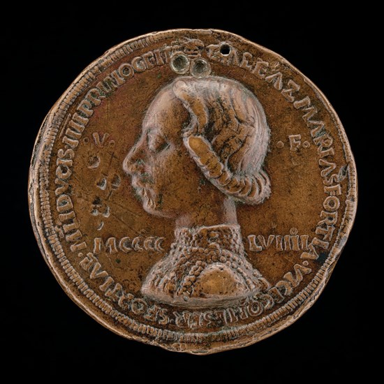 Galeazzo Maria Sforza, 1444-1476, 5th Duke of Milan 1466 [reverse], 1459.