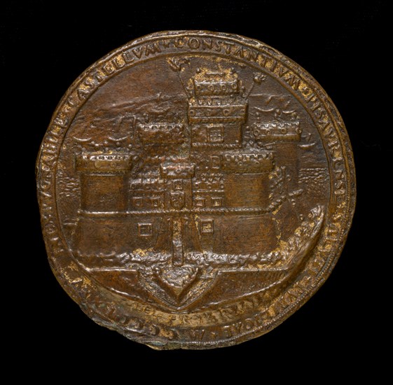 The Castle of Pesaro [reverse], 1475.