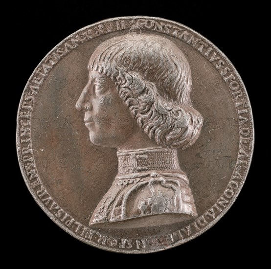 Costanzo Sforza, 1447-1483, Lord of Pesaro 1473 [obverse], 1475.