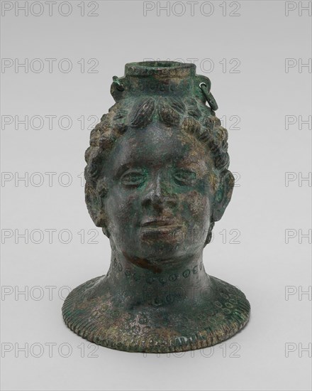 Container in the Form of an African's Head, 4th/2nd century B.C..