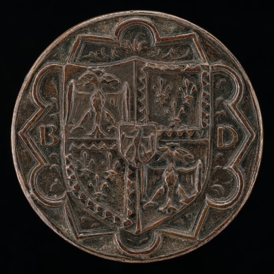 Shield of Este on Floriated Ground [reverse], c. 1475/1505.
