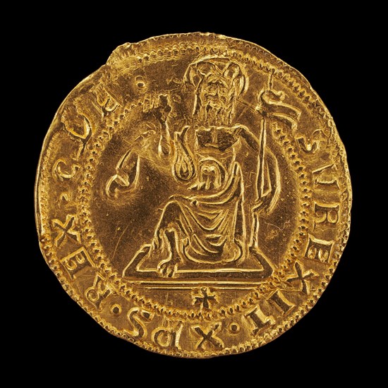Christ Rising from the Tomb Holding a Banner [reverse], 15th century.