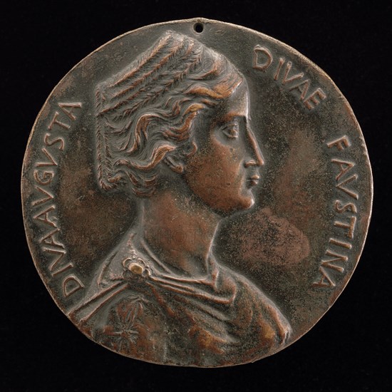 Faustina the Elder, d. 141, Wife of Emperor Antoninus Pius [obverse], fourth quarter 15th century.