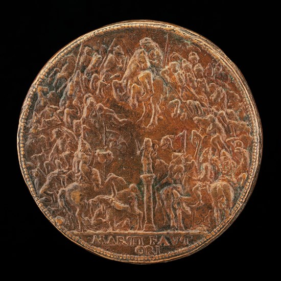 Battle between the Hungarians and the Turks [reverse], late 15th century.