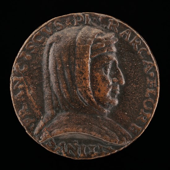 Francesco Petrarca of Arezzo, 1304-1374, Poet [obverse], c. 1500.