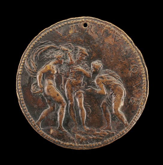 Lomazzo Presented to Mercury by Fortune [reverse], c. 1560.