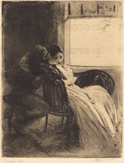 Flirtation, c. 1886.