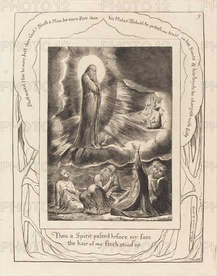 The Vision of Eliphaz, 1825.