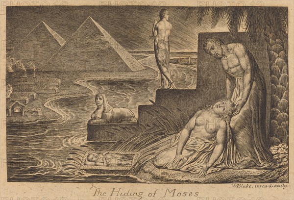 The Hiding of Moses, 1824.