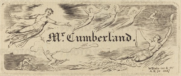 George Cumberland's Card, 1827.
