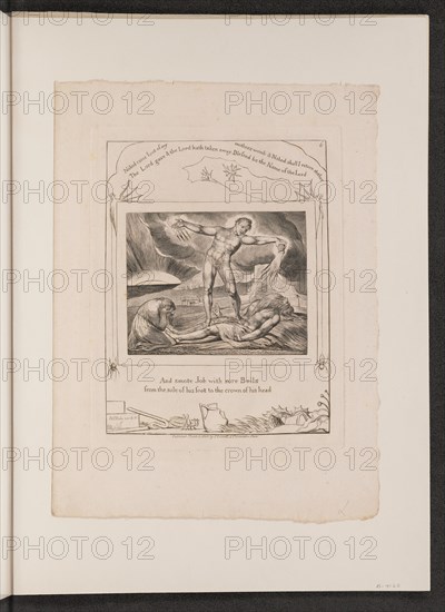 Satan Smiting Job with Boils, 1825.