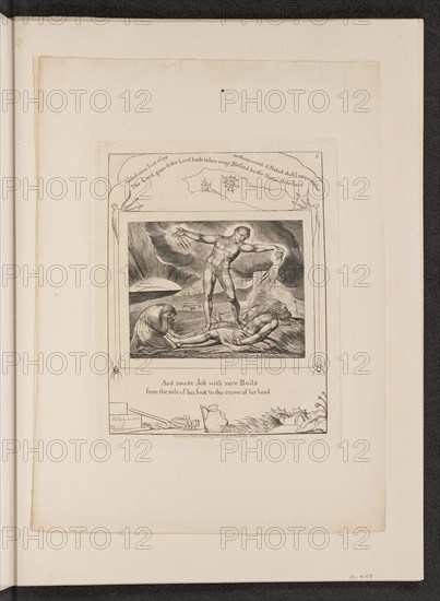 Satan Smiting Job with Boils, 1825.