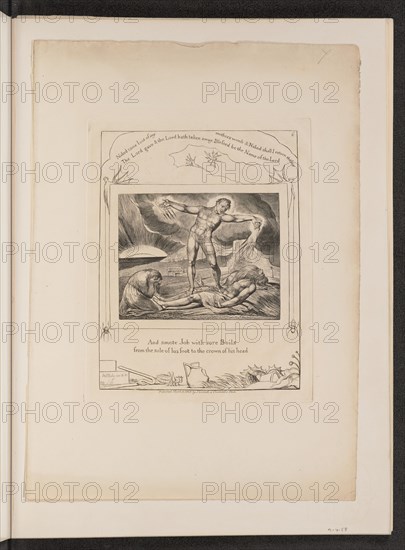 Satan Smiting Job with Boils, 1825.