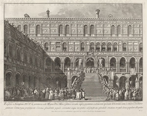 The Doge Crowned on the Scala dei Giganti of the Ducal Palace, 1763/1766.
