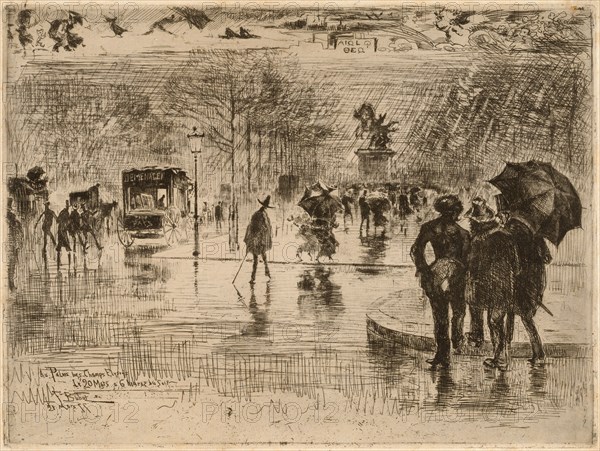 Le Retour des Artistes, 1877.
