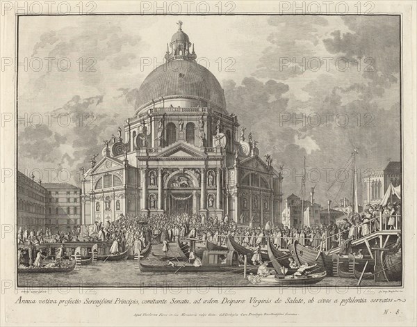 Annual Visit of the Doge to Santa Maria della Salute, 1763/1766.