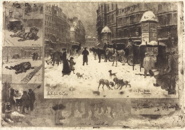 L'Hiver à Paris (Winter in Paris), 1879.