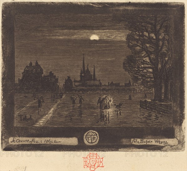 Le Couvre-Feu (The Curfew) [recto], 1874/1875.