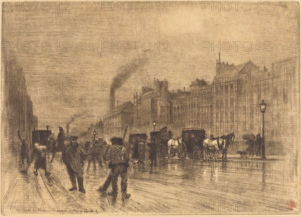 Matinée d'Hiver sur les Quais, 1883.